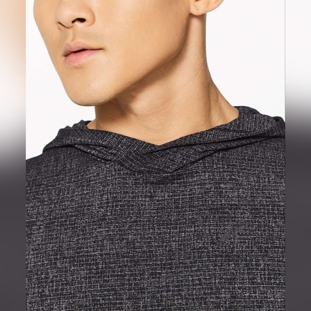 Lululemon Men's Repetition Hoodie Heathered Black Size Medium - Picture 13 of 13